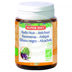 Super dieta de rabanete preto e alcachofra Bio 80 comprimidos