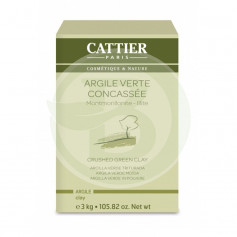 Argila Verde Triturada 3Kg. Cattier Paris