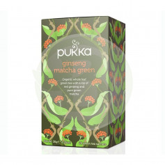 Filtros Matcha Ginseng Chá Verde 20 Pukka