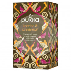Filtros de infusão de alcaçuz e canela 20 Pukka