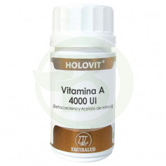 Holovit Vitamina A 4000IU 50 cápsulas Equisalud