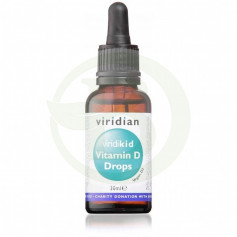 Viridikid Vitamina D3 Vegan 400IU Gotas 30Ml Viridian
