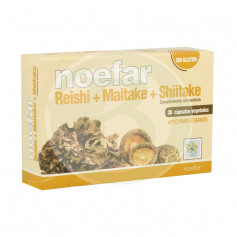 Reishi-Maitake-Shitake 30 cápsulas Noefar