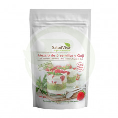 Mistura de 5 sementes e Goji 200Gr. Living Health