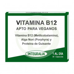 Vegan Vitamina B12 30 cápsulas Integralia