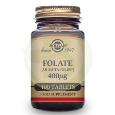 Folato (Metapholin) 100 Cápsulas Solgar