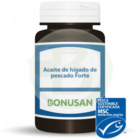 Fish Liver Oil Forte Msc 120 Cápsulas Bonusan