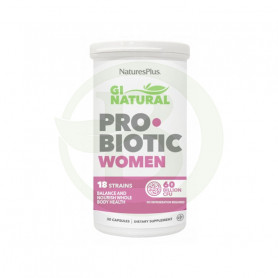 Gi Natural Probiotic Women 30 cápsulas Natures Plus