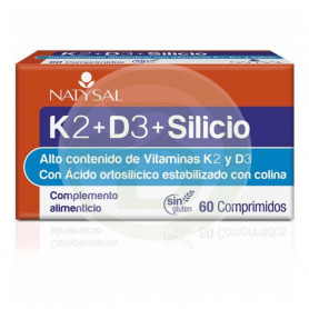 K2 + D3 + Silício 60 Comprimidos Natysal
