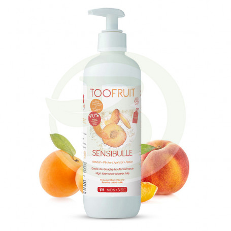 Gel de banho Damasco e Pêssego 400ml. Toofruit