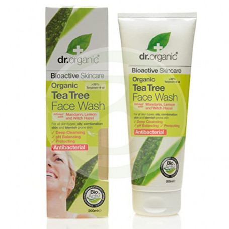 Gel de Limpeza Facial Tea Tree 200ml. Dr. Orgânico