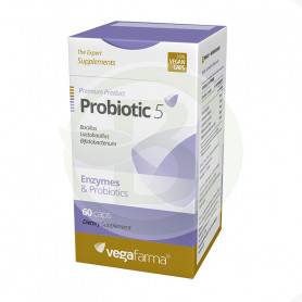 Probiótico 5 60 Cápsulas Vegafarma