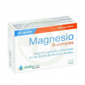 Magnésio B-Complex 30 cápsulas Vitalfarma