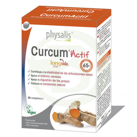 Curcum Actif 30 comprimidos Physalis
