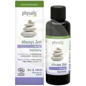 Óleo de massagem Always Zen 100ml. Physalis