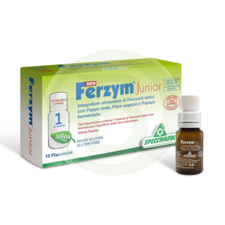 Ferzym Plus Junior 10 Frascos Specchiasol