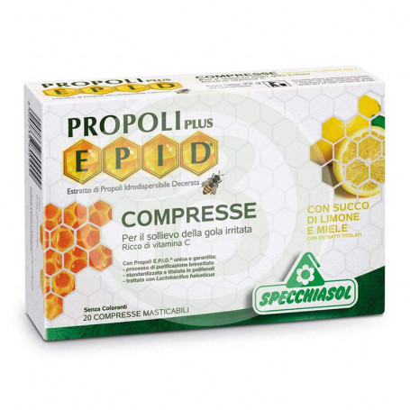 Epid Honey and Lemon 20 Tablets Specchiasol