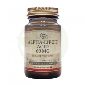 Ácido alfa lipóico 60Mg. 30 Cápsulas Solgar