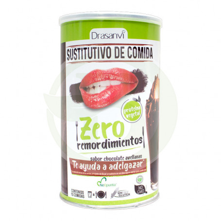 Substituto de vegetais Shake Choco-Hazelnut 520Gr. Drasanvi