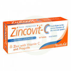 Zincovit C com vitamina C e própolis Health Aid