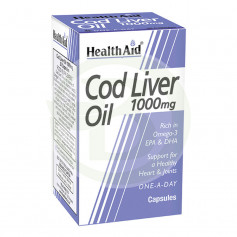 Óleo de Fígado de Bacalhau 1000Mg. Health Aid