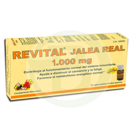 Revital Royal Jelly 1.000Mg. 20 frascos Pharma Otc