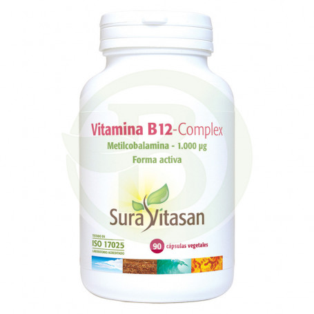 Vitamina B12 Complex 90 Cápsulas Sura Vitasan