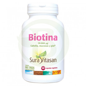 Biotina 60 cápsulas Sura Vitasan