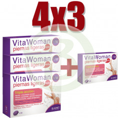 Pacote 4x3 Vitawoman Light Legs Forte 60 Comprimidos Eladiet