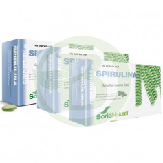 Pacote 3x2 de espirulina 60 comprimidos Soria Natural