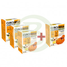 Pacote 4x3 Curcumega Complex 30 Sticks Dietmed