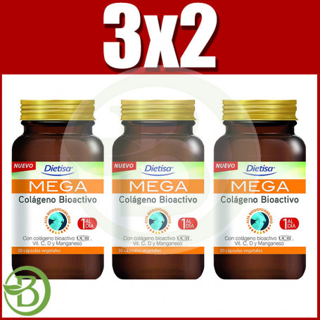 Mega Collagen UC-II 30 Cápsulas Dietisa