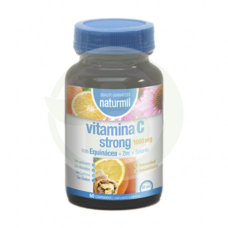 Vitamina C Forte 1000Mg 60 Comprimidos Naturmil