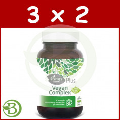 Pack 3x2 Vegan Complex 457Mg. 60 cápsulas El Granero