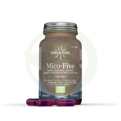 Mic-Five + Chaga 70 Cápsulas Hyphae Da Terra