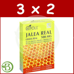 Pacote 3x2 Geléia Real 500Mg. 20 Ampolas Intersa