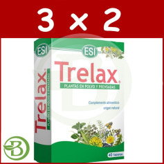 Embalagem 3x2 Trelax 40 Comprimidos ESI - Trepat Diet