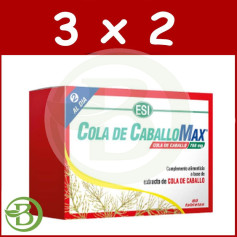 Pack 3x2 Cola de CaballoMax Formulação Avançada 60 Comprimidos ESI - Trepat Diet