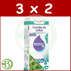 Embalagem 3x2 Castanha da Índia Glicerinada Bio 50Ml. Drasanvi