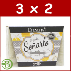 Pack 3x2 Sabonete Argila 100Gr. Drasanvi