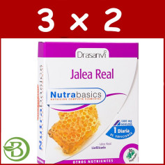 Pacote 3x2 Geléia Real 1000Mg. 30 cápsulas Drasanvi