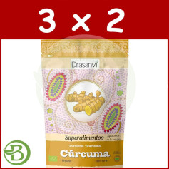 Pack 3x2 Turmeric Bio 150Gr. Drasanvi