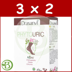 Embalagem 3x2 Phytouric 60 Cápsulas Drasanvi