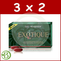 Pacote 3x2 Exotique 30 Cápsulas Marnys