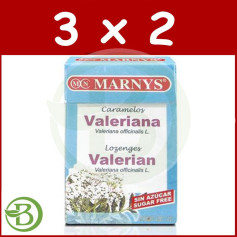 Pack 3x2 Rebuçados de Valeriana S/A 36,5Gr. marnys
