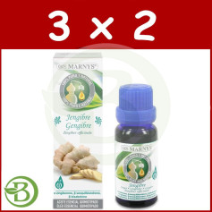 Embalagem 3x2 Óleo Essencial Gengibre Alimentar 15Ml. marnys