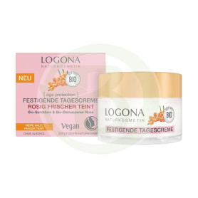 Creme de Dia Firmador Rosa Protetor Anti-idade Logona