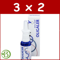 Embalagem 3x2 Oligaler Spray Nasal 30Ml. plantas