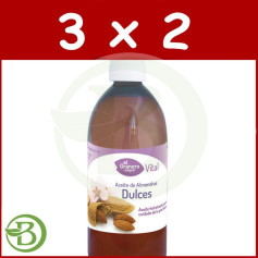 Embalagem 3x2 Óleo de Amêndoa Doce 500Ml. O celeiro