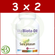 Pacote 3x2 Vitalbiota-DR 30 Cápsulas Sura Vitasan